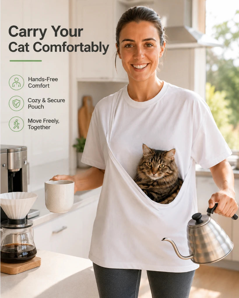 PawTees™ — The Cat Carrier Tee