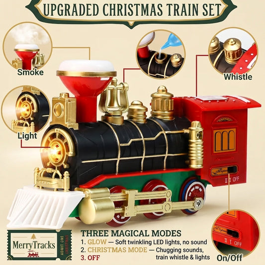 MerryTracks™  Christmas Tree Train Set