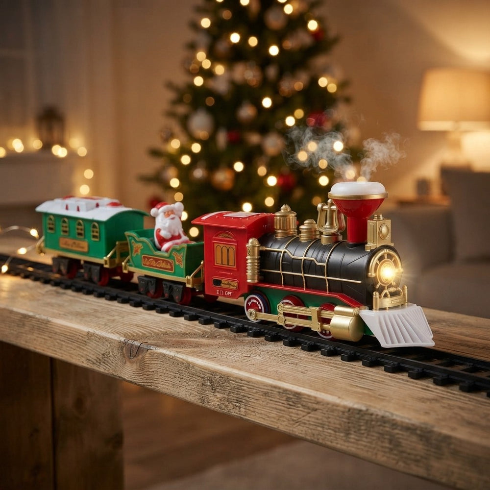 MerryTracks™  Christmas Tree Train Set