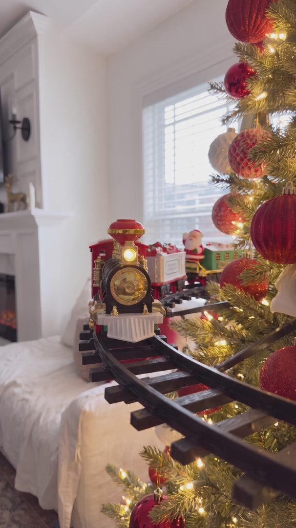 MerryTracks™  Christmas Tree Train Set
